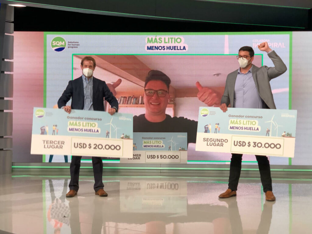 Finalistas del concurso “Más Litio, Menos Huella” de SQM Litio presentan sus innovadoras propuestas de energía limpia y electromovilidad
