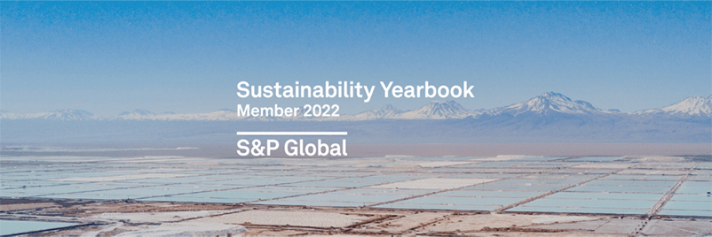 SQM fue reconocido por S&P Global como miembro del Anuario 2022 de Sostenibilidad