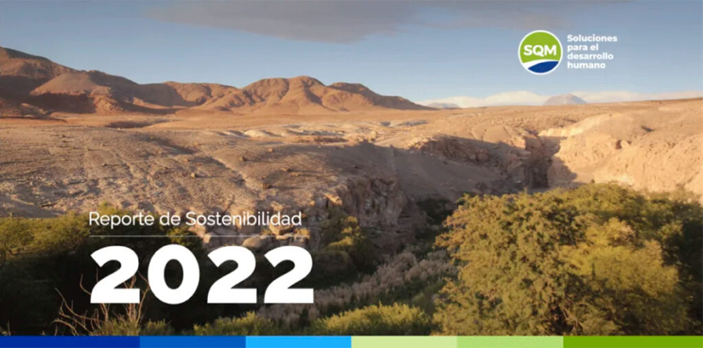 Reporte de sostenibilidad 2022 de SQM Litio