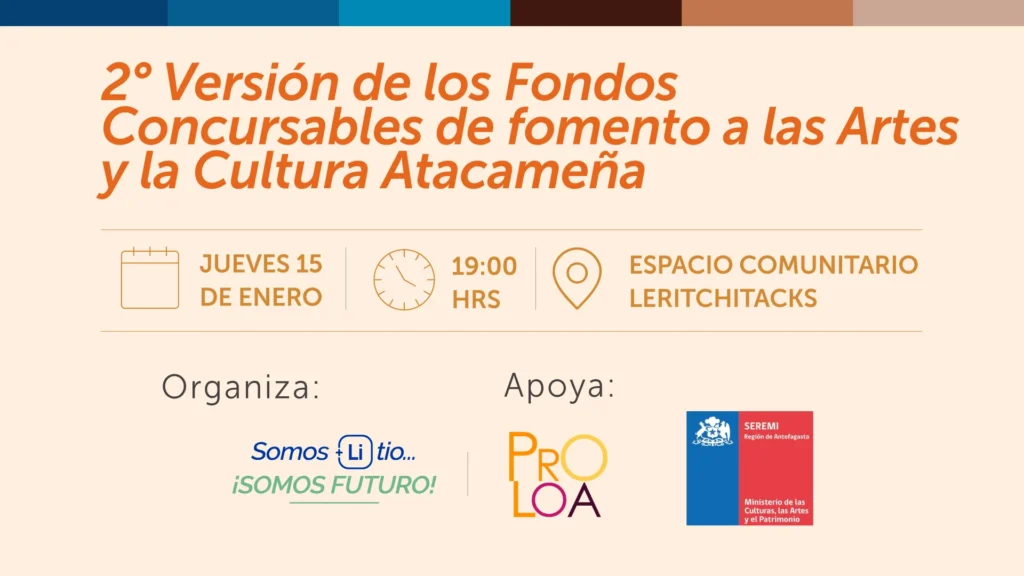 Novandino Litio presenta segunda versión de Fondos Concursables en San Pedro de Atacama